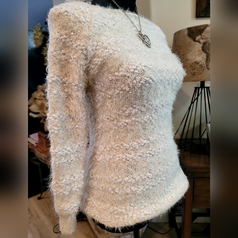 Stunning Sparkly Sweater by Mizumi - Size Small - Add Some Glam!